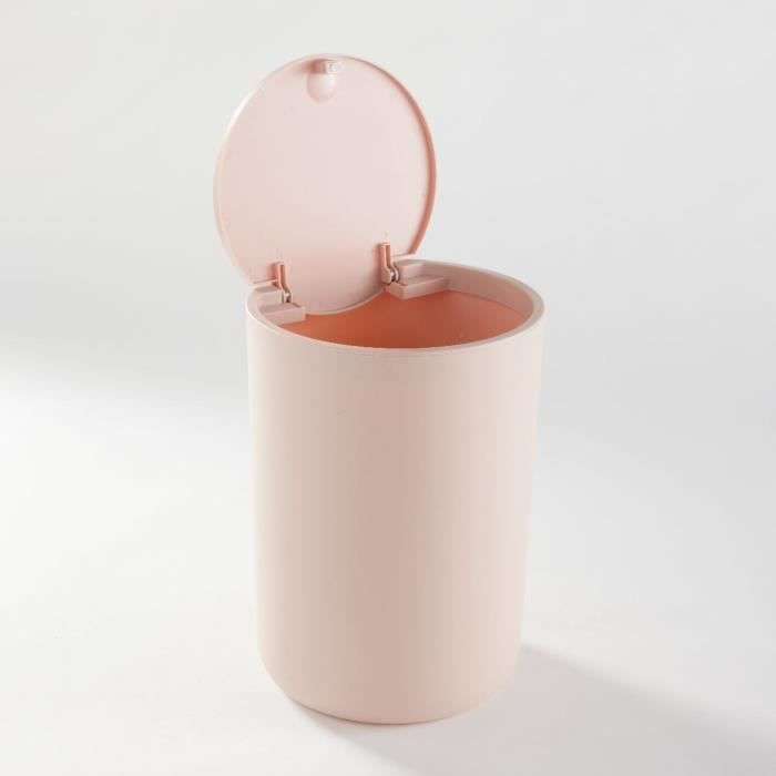Poubelle de SDB - TODAY - UTILITY - 8,5 L - Ř 21 x x H 29 cm - Polypropylene - Pink