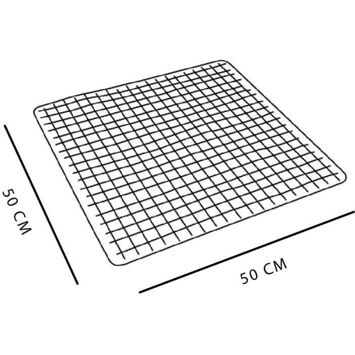 Tapis anti-dérapant baignoire ou douche - TODAY - UTILITY - 50 x 50 cm - Carré - Blue
