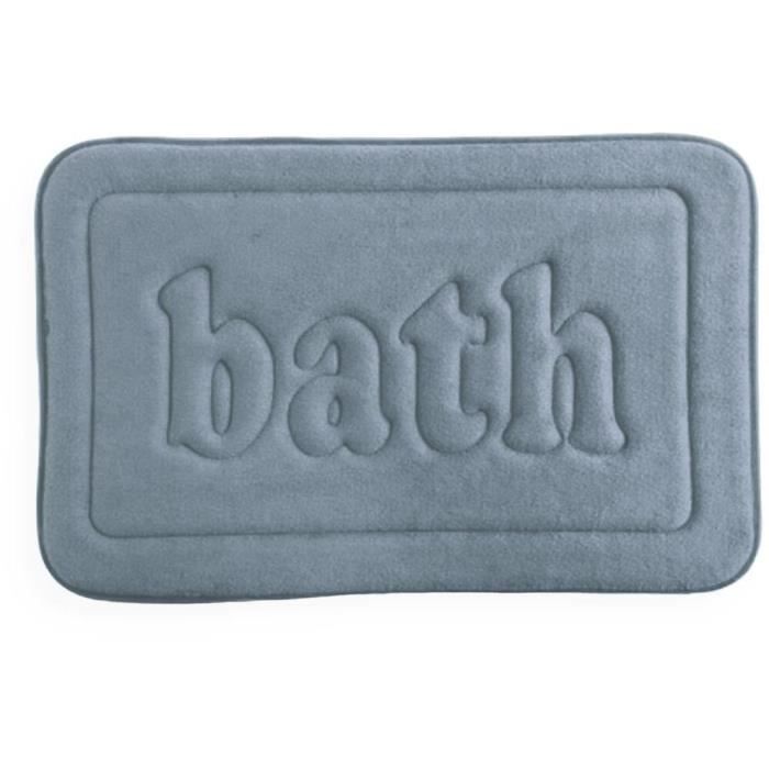 Tapis de bain mémoire de forme - TODAY - UTILITY - 40 x 60 cm - Blue