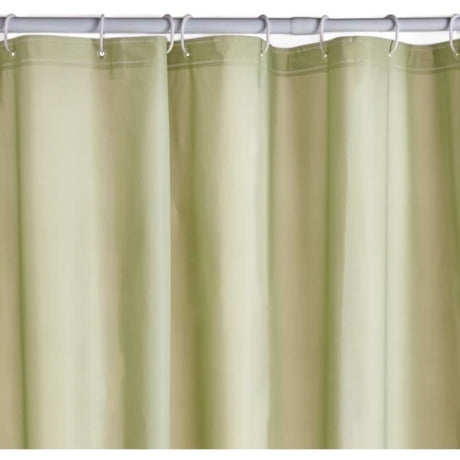 Rideau de douche gauffré - Green - PEVA - 180 x 200 cm - 12 crochets - UTILITY - TODAY