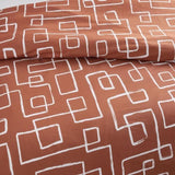 Parure de lit - TODAY Crazy - Imprimé Graphique - 2 personnes - 220 x 240 cm - Orange