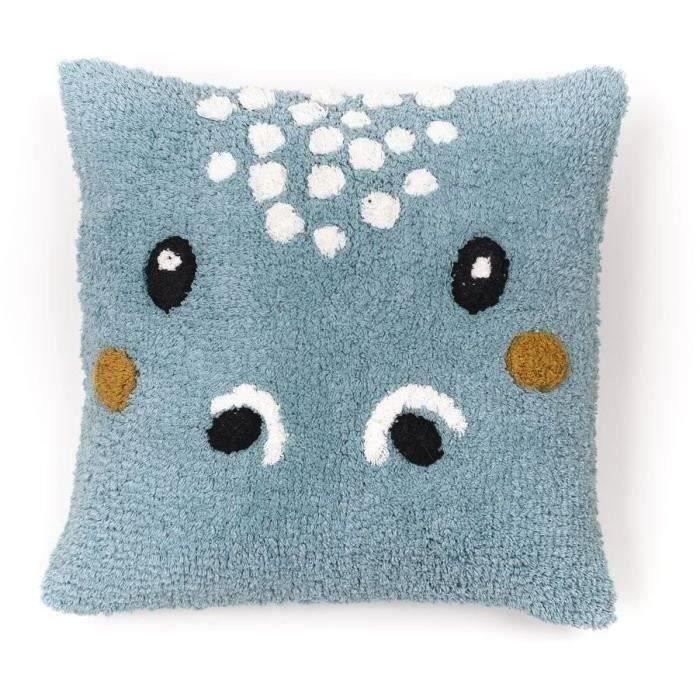 Ensemble parure de lit enfant + coussin + tapis tufté - TODAY - HYPO - 140 x 200 cm - Coton