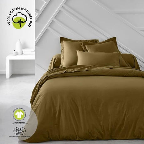 Taie d'oreiller - TODAY - 63 x 63 cm - Coton bio - Certifié GOTS - oeko-Tex
