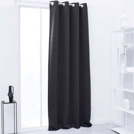 TODAY Rideau Occultant Essential Uni - 140 x 240 cm - Gris Anthracite
