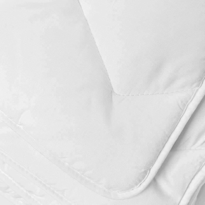 TOISON D'OR – Couette Bamboo tempérée 300 g/m˛ – Viscose de bambou – Blanc – 140 x 200 cm