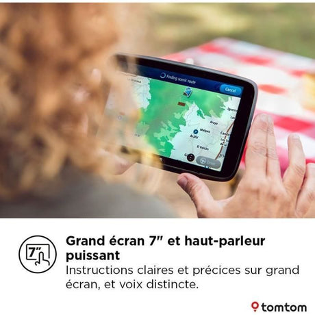 TomTom - GO Camper Max 2eme génération - GPS Camping-car, caravanes et voiture - 7 pouces - Points d'intérets dédiés - Carte Monde
