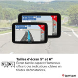 TomTom - GO Classic 6 2eme Génération - GPS Voiture - 6 pouces - TomTom Traffic - Guidage sur changement de voie - Carte Europe 27