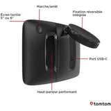 TomTom - GO Classic 6 2eme Génération - GPS Voiture - 6 pouces - TomTom Traffic - Guidage sur changement de voie - Carte Europe 27