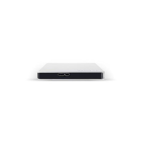 Disque dur externe - TOSHIBA - Canvio Slim - 2 To - Argent