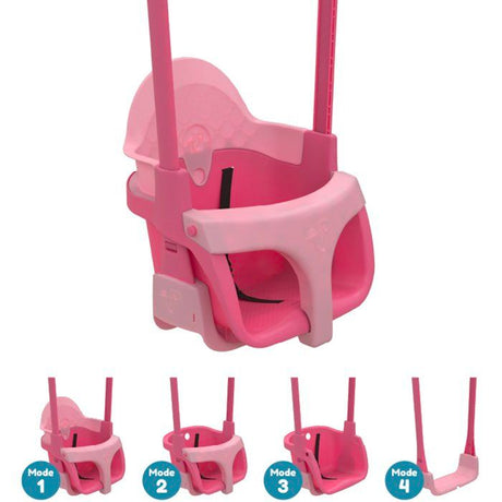Fauteuil bébé 4-en-1 - TP TOYS - QUADPOD - Rose