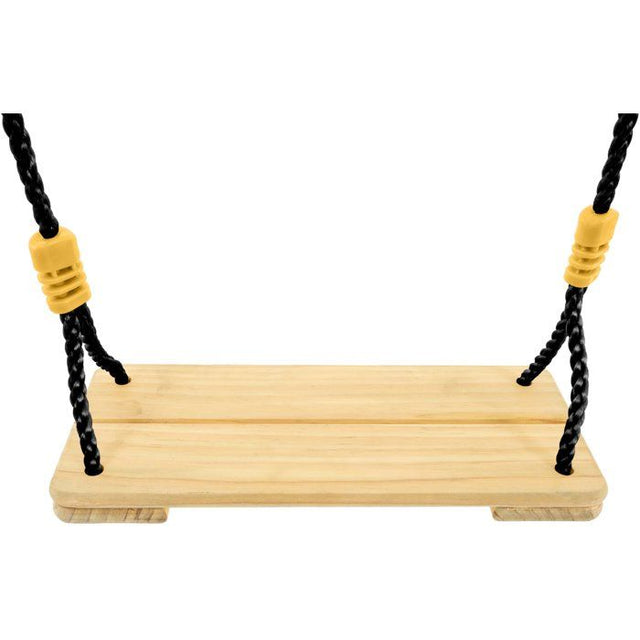 Balançoire - TP TOYS - Bois corde noire - H 190-250 cm