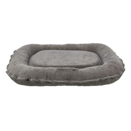 Coussin pour chien - TRIXIE - Vital LENNOX - Tissu chenille - Ovale - 70 x 55 cm - Gris
