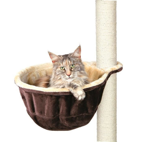 TRIXIE Sac confort pour arbre a chat Ř38 cm  - Brun et beige - Pour chat