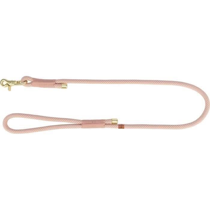 Laisse TRIXIE Soft Rope - S–XL: 1m - ř 10 mm - Rose et rose clair