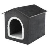 TRIXIE Maison animaux de compagnie Livia 50x50x54 cm Gris et blanc 442667