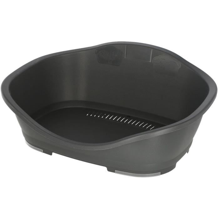 Corbeille en plastique - KERBL - Sleepers - 56,5 x 42 x 24 cm - Gris
