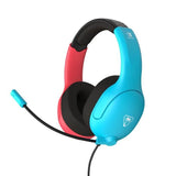 Casque gaming filaire - TURTLE BEACH - TBS-8002-25 - Airlite Fit - Sous licence officielle de Nintendo Switch™ - Bleu fluo et rouge