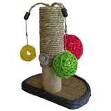 Accessoire rongeur - TYROL - Arbre a lapin - Pommier - 14 x 19 x 26 cm - Bois, jonc de mer, boules vignes, fixation cage