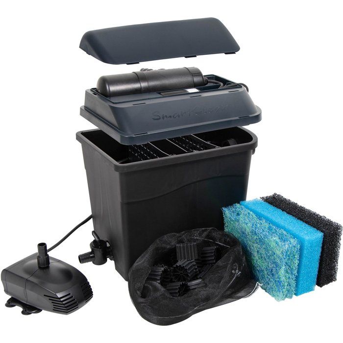 Filtre gravitaire pour bassin - UBBINK - SmartClear 3000 PlusSet - UV-C 5W - Pompe proLine 1400 - 1500-3000 L