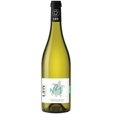 Domaine Uby Bio Sec n° 21 Colombard Sauvignon - Vin blanc des Côtes de Gascogne- 2025