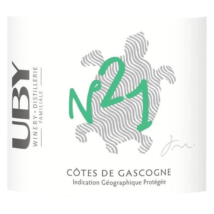 Domaine Uby Bio Sec n° 21 Colombard Sauvignon - Vin blanc des Côtes de Gascogne- 2025