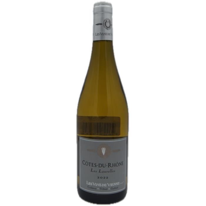 Vin de Vienne Cuvée Les Laurelles Amphore d'Argent 2022 Côtes du Rhône - Vin blanc de la Vallée du Rhône 2022