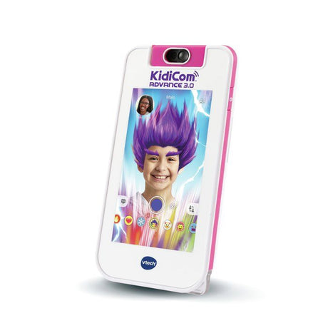 VTECH - KidiCom Advance 3.0 - Blanc - Fonctionnalités High-Tech - Batterie Rechargeable - 6-12 ans