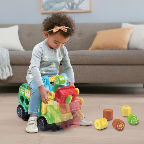 Porteur Maxi Camion Poubelle Recyclo'Formes - VTECH BABY - Jouet éducatif pour enfant de 18 a 36 mois