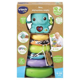VTECH BABY - Play Green - Nino, Éléphanteau Empilo 3 en 1 (Plastique Bio Sourcé)