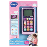 Téléphone Emoti'Fun - VTECH - Rose - Enfant 18 mois - 12 touches lumineuses et tactiles