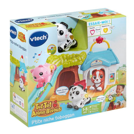 VTECH - TUT TUT ANIMO BISOUS - PTITE NICHE TOBOGGAN (+ COOKIE CHIEN GENTIL) - Multicolore