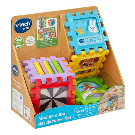 VTECH BABY - MODULO CUBE DES DÉCOUVERTES (PLASTIQUE RÉUTILISÉ) - Multicolore