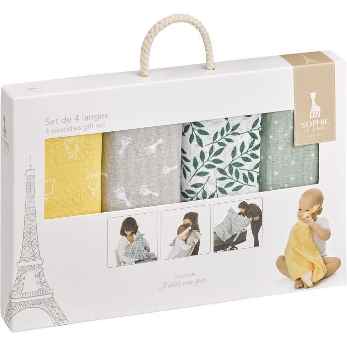 SET DE 4 LANGES - VULLI - Couleurs et imprimés différents