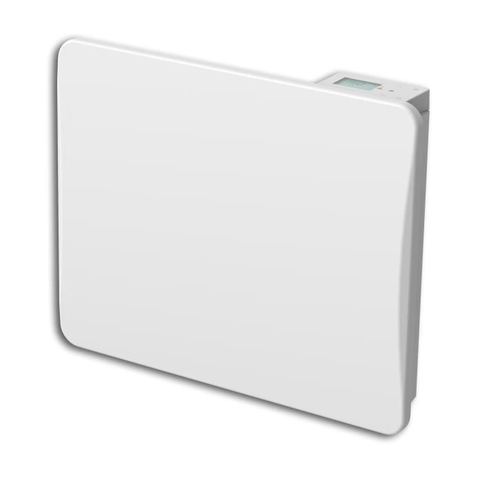 Radiateur électrique a inertie - 1000W - WARM TECH - Céramique - 230V - Jusqu'a 40m3 - Blanc