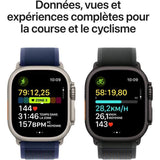Apple Watch Ultra 2 GPS + Cellular - 49mm - Boîtier Natural Titanium - Bracelet Tan Alpine Loop - Large