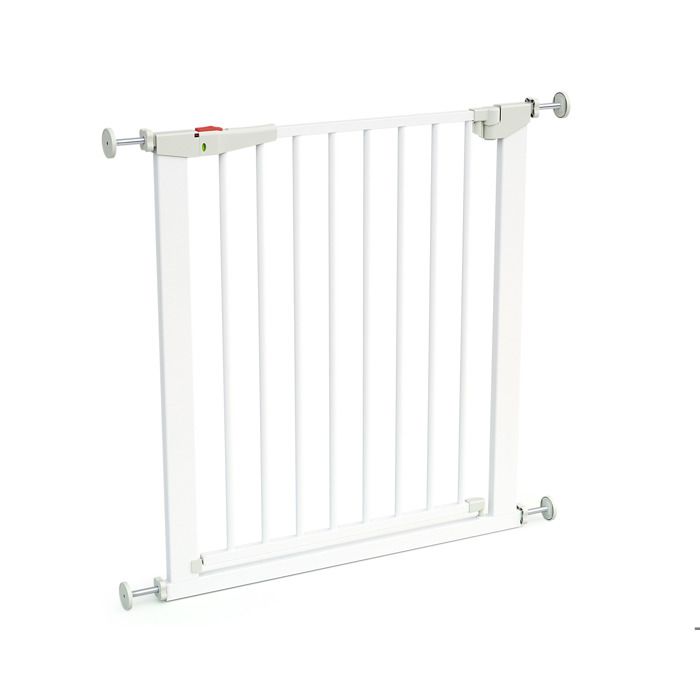 WEBABY - Barriere de sécurité bébé en acier Blanc MOBI  Blanc - Taille unique