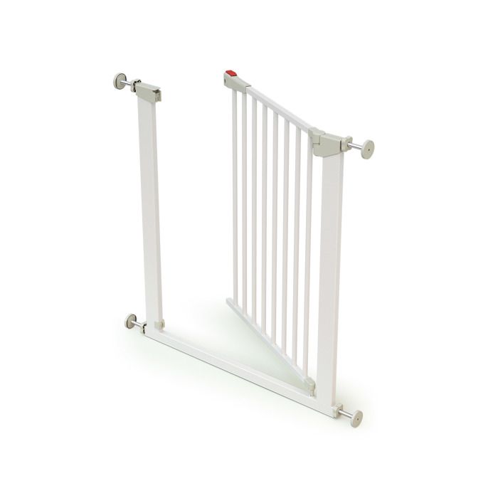 WEBABY - Barriere de sécurité bébé en acier Blanc MOBI  Blanc - Taille unique