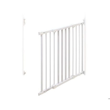 WEBABY - Barriere de sécurité bébé en acier Blanc 108 x 4 x 75 cm NONO  Blanc - Taille unique