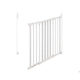 WEBABY - Barriere de sécurité bébé en acier Blanc 108 x 4 x 75 cm NONO  Blanc - Taille unique