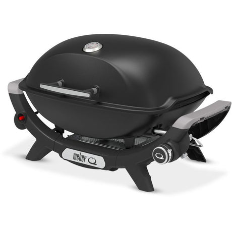 Barbecue a gaz - Weber - Q2100N - 2,94kW - 1 brűleur en acier inoxydable - Fonté émaillée - Allumage piézoélectronique - Noir