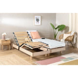 Ensemble relaxation matelas + sommiers électriques 2x80x200cm - Mousse - Ferme - TALCA Fabrication française