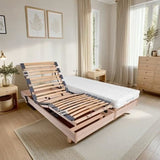 Ensemble relaxation matelas + sommiers électriques 2x90x200 - Mousse - Ferme - TALCA Fabrication française