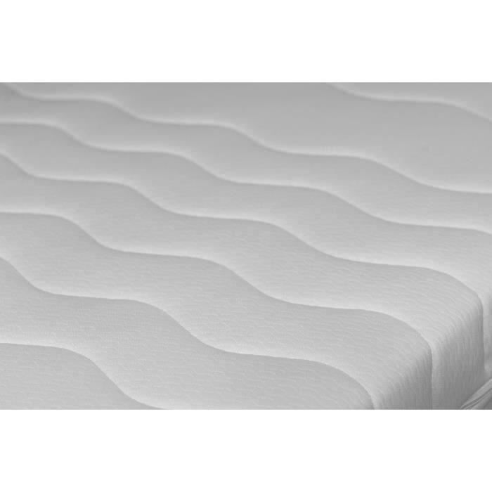 Ensemble relaxation matelas + sommier électrique 140x190 - Mousse - Ferme - TALCA Fabrication française