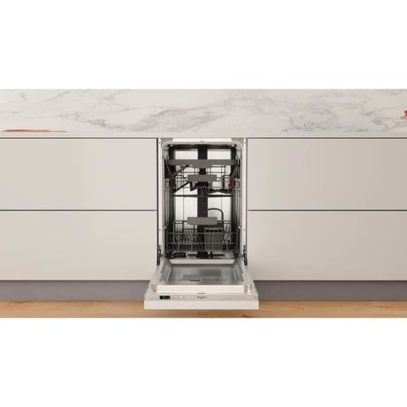 Lave-vaisselle tout encastrable WHIRLPOOL WSIC3M27C - 10 couverts - Induction - L45cm - 47dB