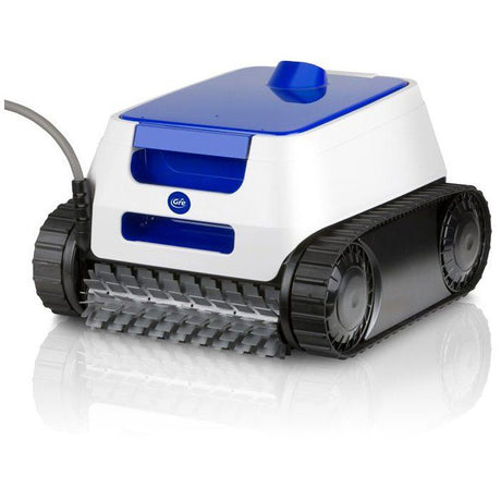 GRE - Robot piscine ER230 - Entretien fond, parois et lignes d'eau - Piscine enterrée ou hors-sol paroi rigide 9x4m - Autonomie 2h