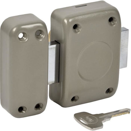 Verrou targette YALE YV20BTS - Bouton sans cylindre - Aluminium - Niveau de sécurité 6