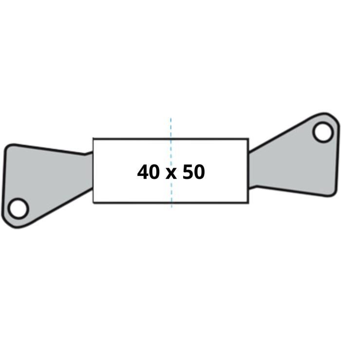 Cylindre haute sécurité YALE Série 2100 - débrayable 40x50 mm - 10 goupilles - 5 clés réversibles