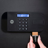Coffre-fort de sťcuritť YALE YSEB/400/EB1 avec serrure ťlectronique format bureau H.40 x l.35 x P.34 cm