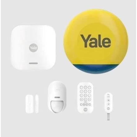Kit alarme intelligente + Sirene extťrieure - Connectť - YALE - 4 accessoires