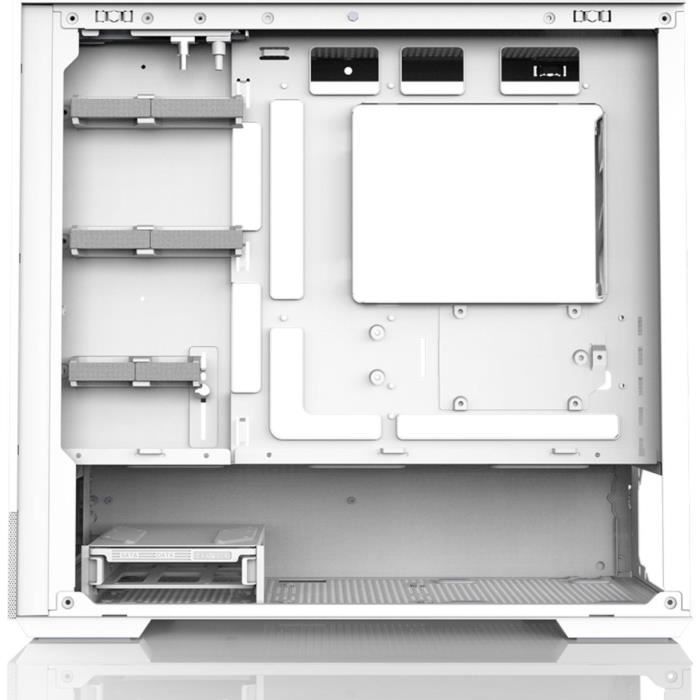 Boîtier PC Mini Tour sans alim - ZALMAN P30 AIR (Blanc) - Micro ATX/Mini-ITX - 3x140mm A-RGB - Mesh - USB-C/3.0/HD Audio